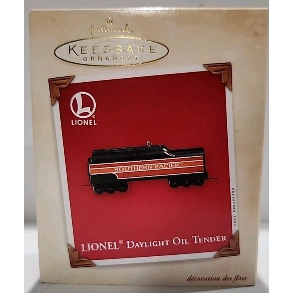 Hallmark Keepsake 2003 Lionel Daylight Oil Tender Die-Cast Ornament QXI8249